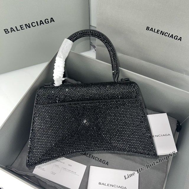 Balenciaga專櫃爆款燙磚重手工中號沙漏包手提包 巴黎世家Hourglass沙漏包 款號：8895 fyj1489